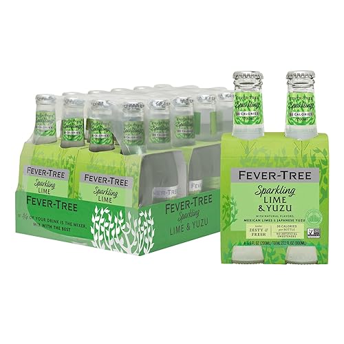 Miniatura 5 de Fever Tree Sparkling Yuzu & Lime - Mezclador de calidad prémium - Bebida refrescante para cócteles y cócteles sin alcohol. Ingredientes de origen