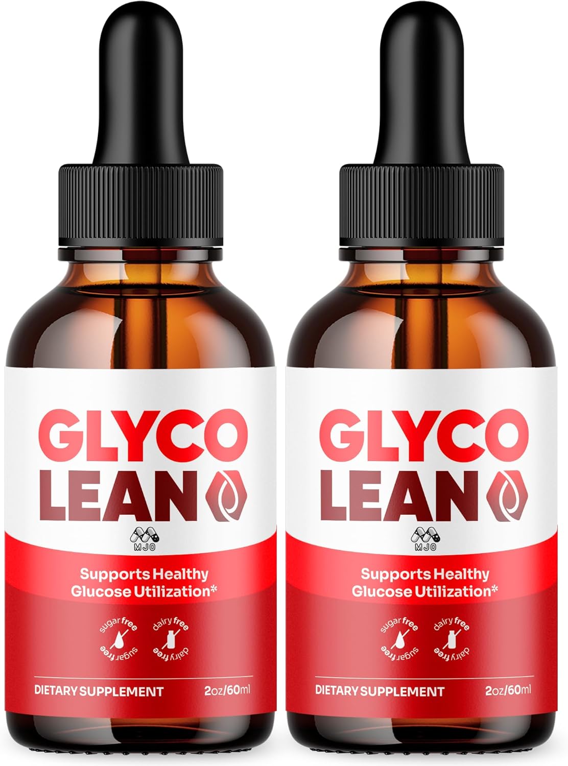 (2 Pack) Glyco Lean Drops, Official GlycoLean Drops with All Natural Ingredients, Advanced Health & Wellness Vitamin Supplement Formula Max Strength Active Lifestyle Multivitamin Support (60 Servings)