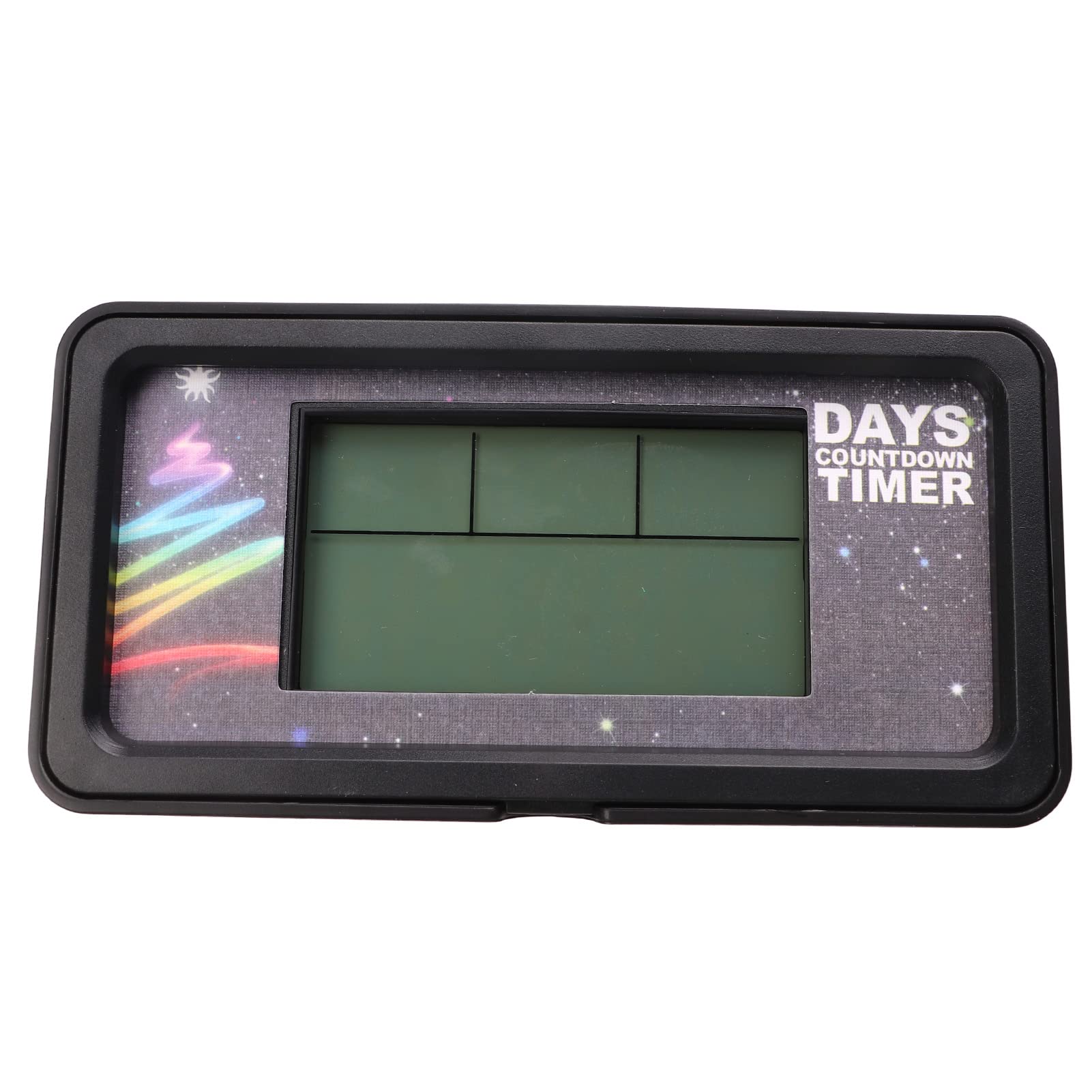 Bediffer Temporizador de Cuenta Regresiva de Días Digitales con Retroiluminación para Entusiastas de Las Carreras Pantalla LCD 0-9999 Días Recordatorio de 1 Minuto