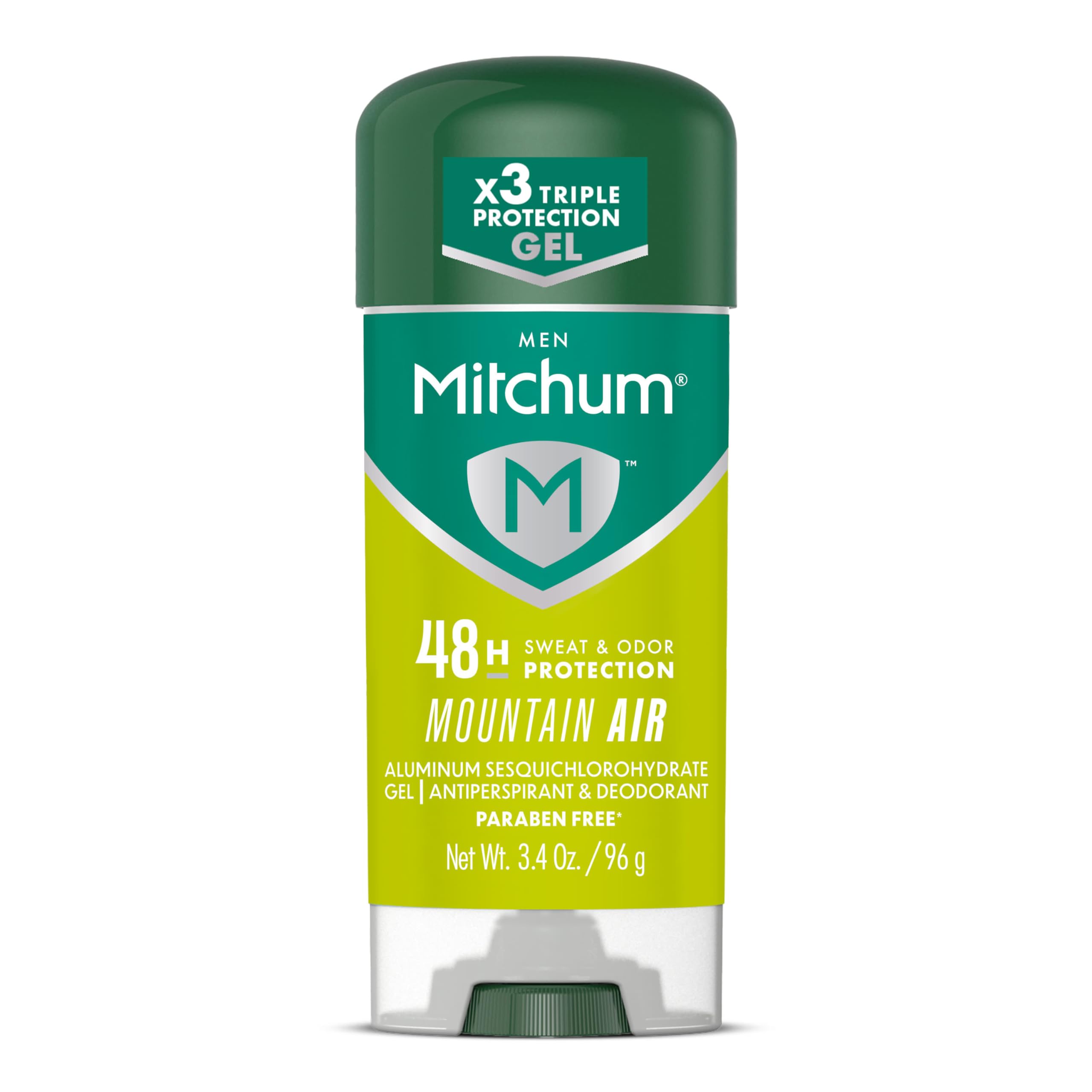 Mitchum Men’s Antiperspirant Deodorant Gel, Mountain Air, 3.4 oz