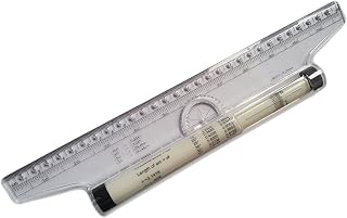 12 Inches Plastic Parallel Rolling Ruler 30 cm for Architects, Students