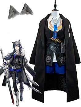 アークナイツ 血掟テキサス コスプレ衣装 sウィッグ付きフルセット Amazon.co.jp: アークナイツ コスプレ 耳付き テキサス Texas コスプレ
