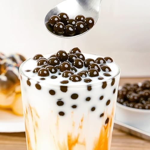 Miniatura 3 de Tea Zone 1 libra - 12 paquetes Perlas de azúcar morena, perlas explosivas para tés, batidos, batidos y coberturas de postres  Vendido por caja