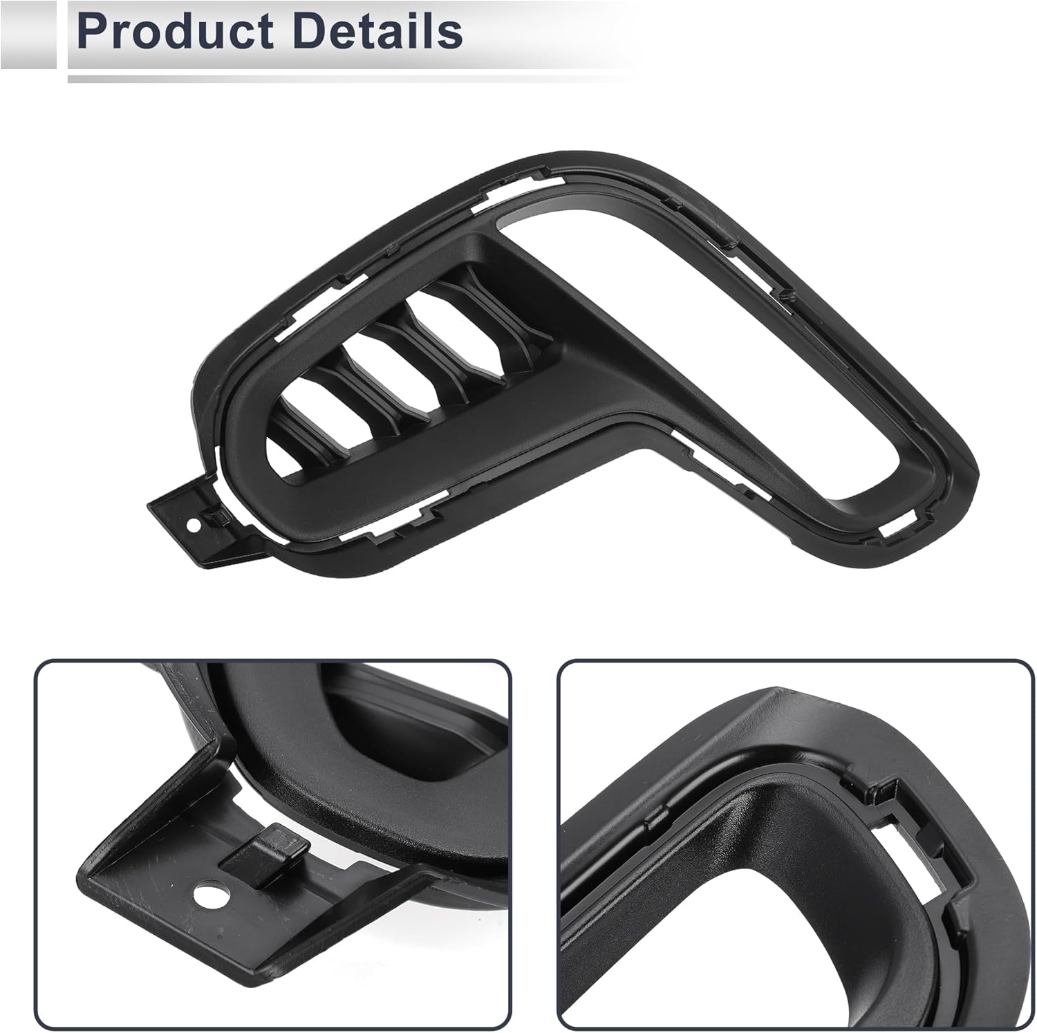 Front Right Fog Light Grill for Dodge Durango 2021-2023 Front Lower Bumper Fog Light Cover Inserts No.68460454AA ABS 1 Pc