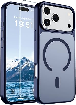 Funda SUPFINE Magnética para iPhone 18 Pro Max/iPhone 17 Pro Max Azul Marino