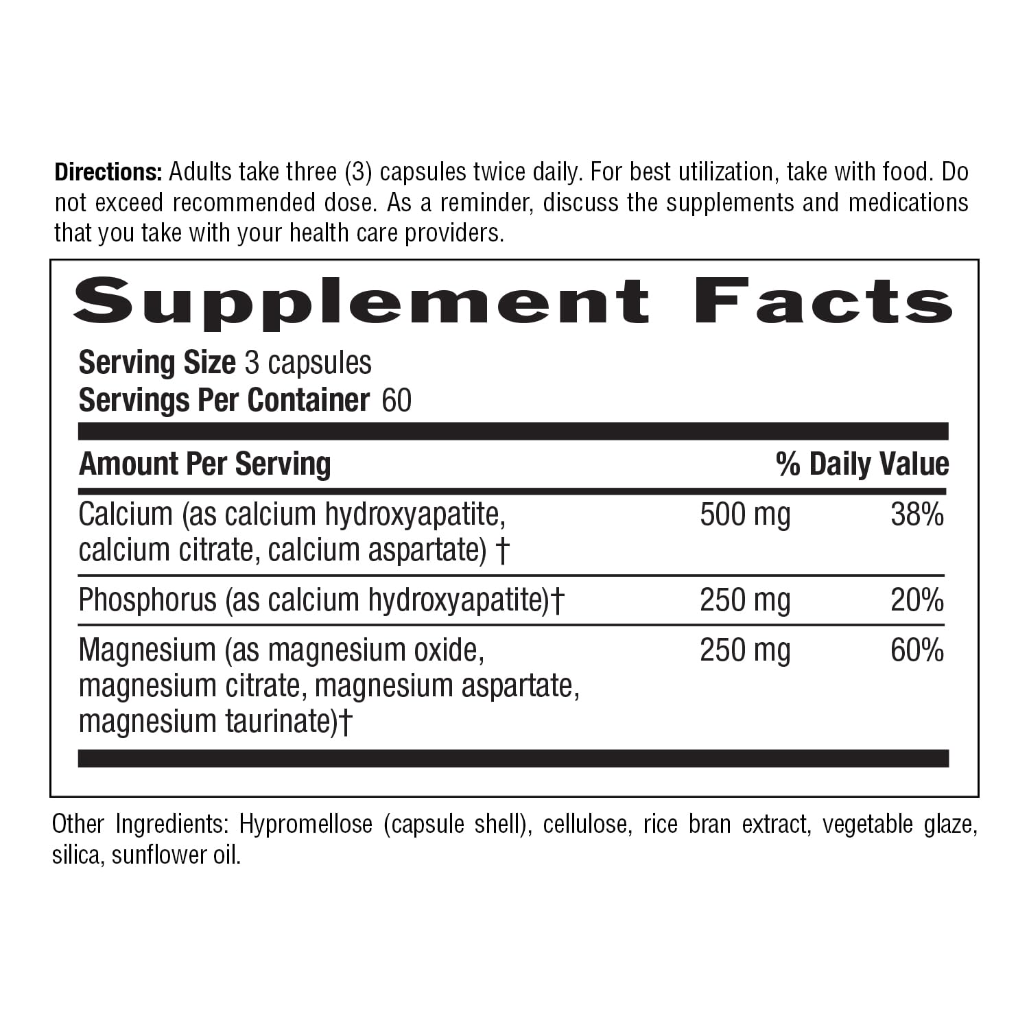 Country Life Target-Mins Calcium Magnesium, 500 mg/250 mg, 180 Capsules — Amazon image 7