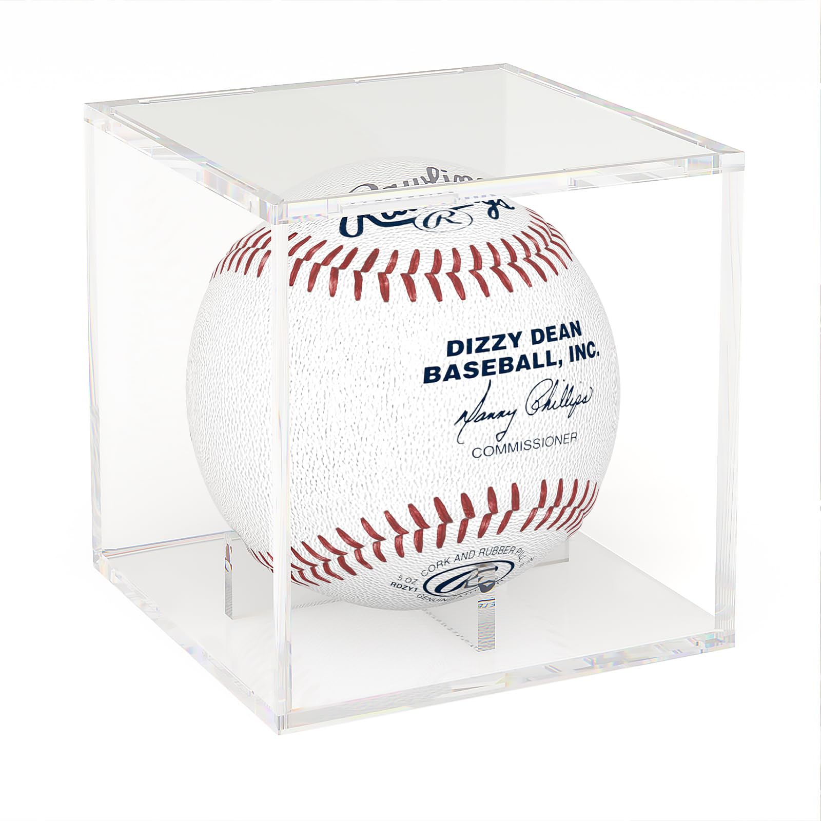 Acrylic Baseball Display Case, Clear Memorabilia Showcase for Display