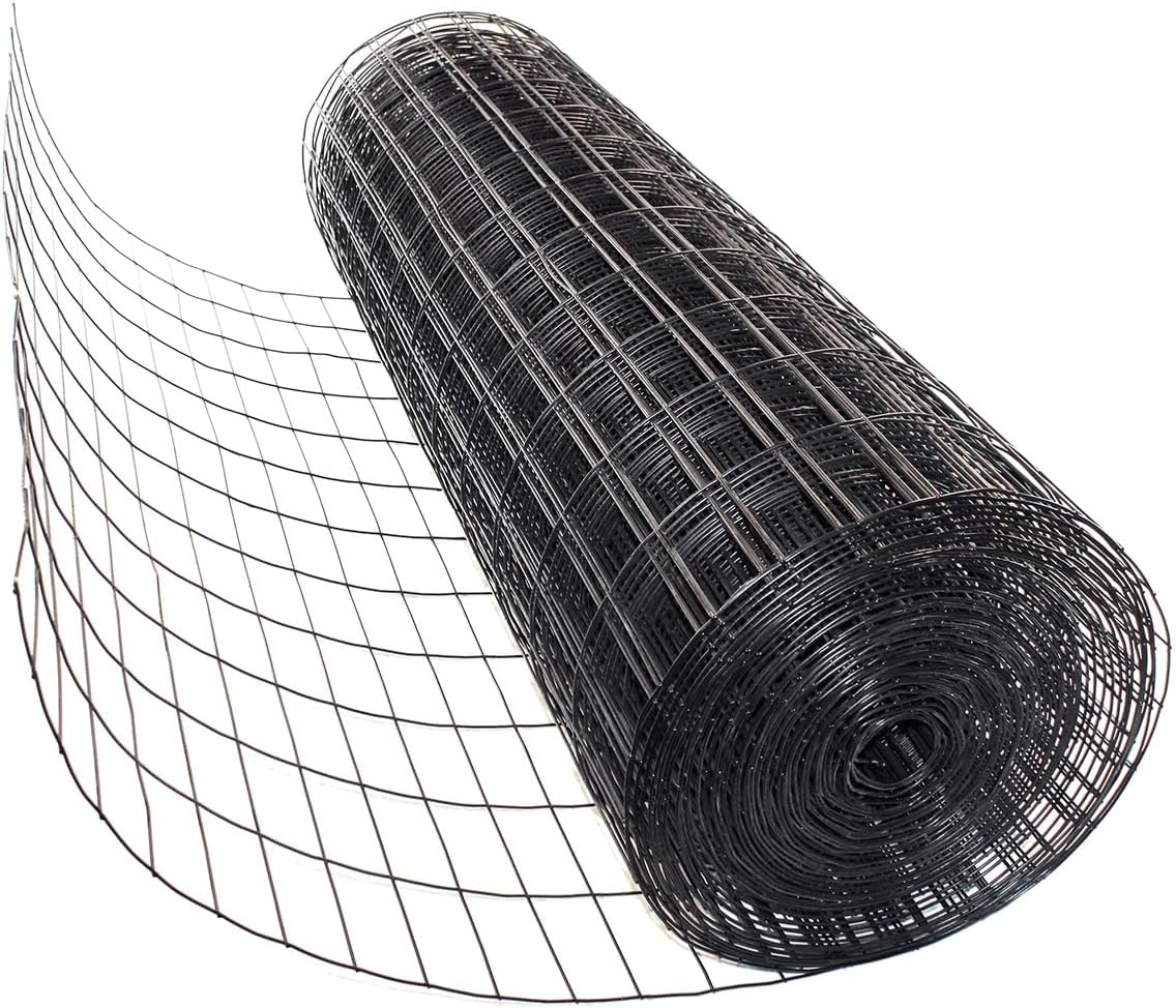 DeerBusters 4' x 100' Welded Wire 14 Gauge PVC Coated 1.5" x 4" Mesh