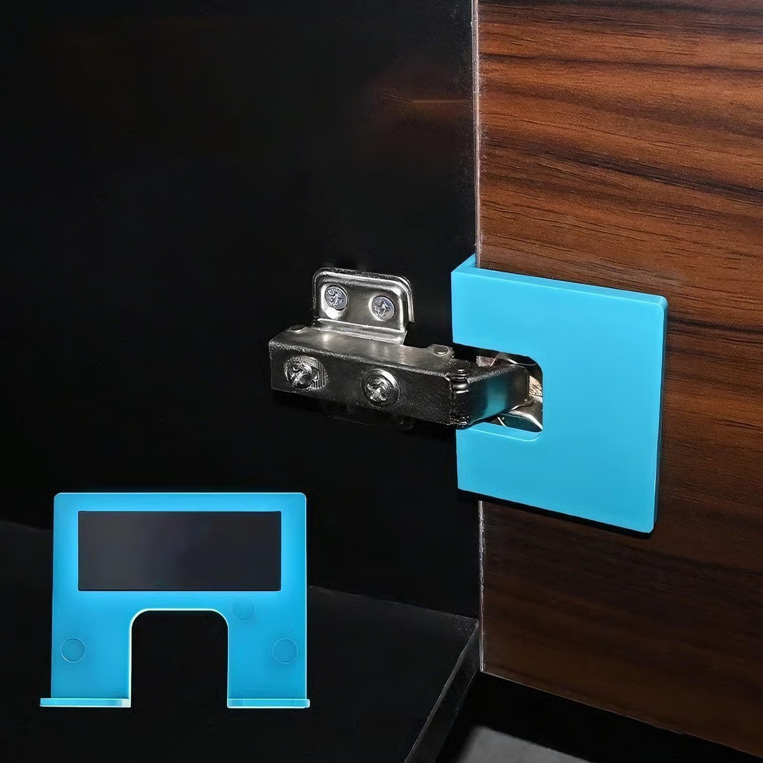 Easy Hinge Mate - ドア取り付け、ドア枠ヒンジジグ、大工用ラッチの取り付けを数分で完了、ヒンジ切断のための調節可能な