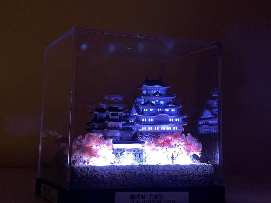 Amazon.co.jp: 完成品059□姫路城・兵庫県 世界遺産 天守1/800-D