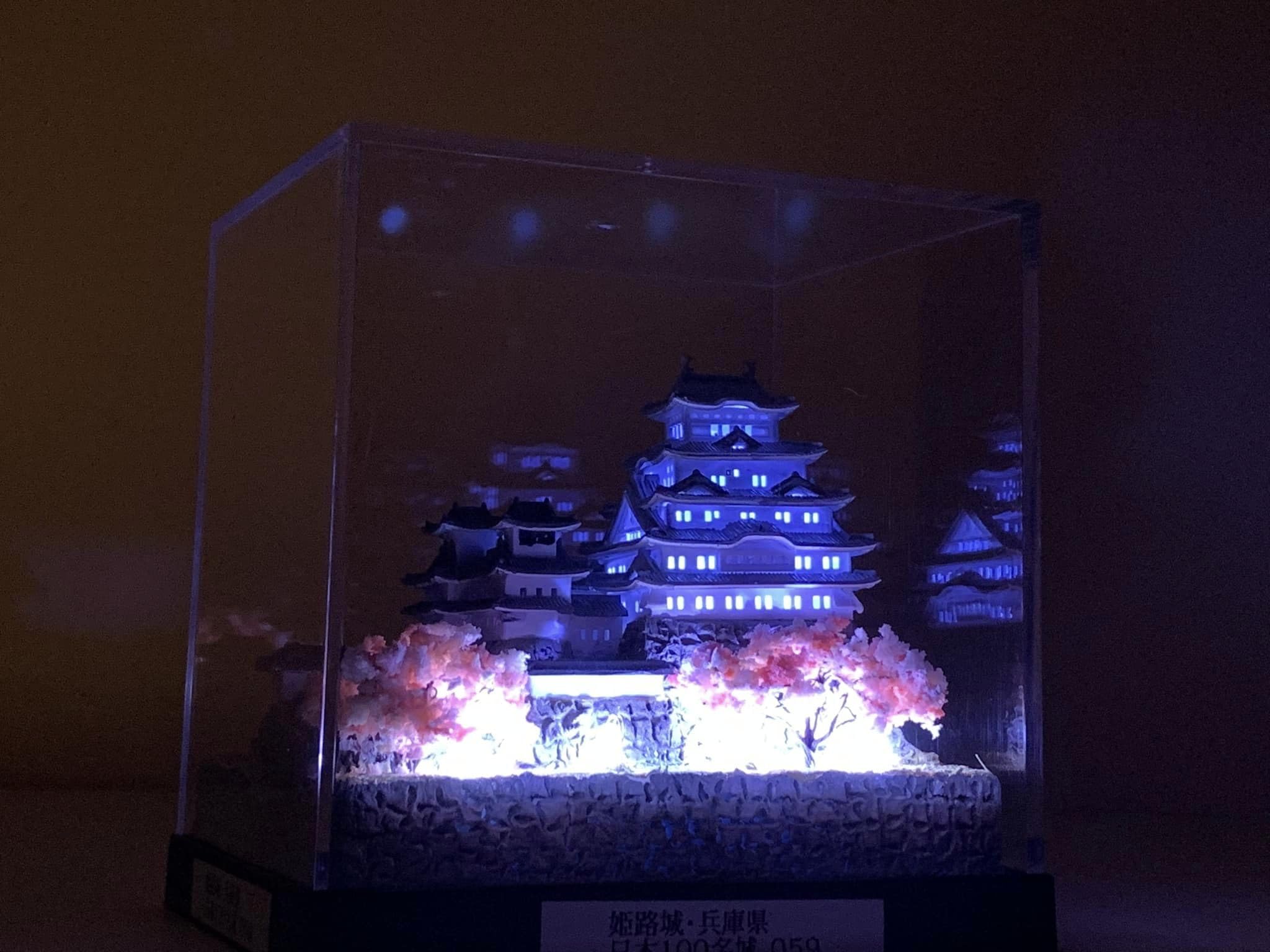 姫路城 ジオラマ模型 当店限定オリジナル 完成品 お城 模型 ライト