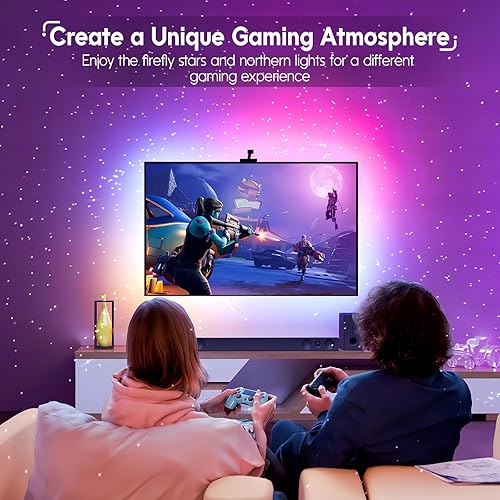 Miniatura 6 de Rossetta Proyector de estrellas, proyector de galaxia, luces LED para dormitorio, control remoto y ruido blanco, luz nocturna para habitación de