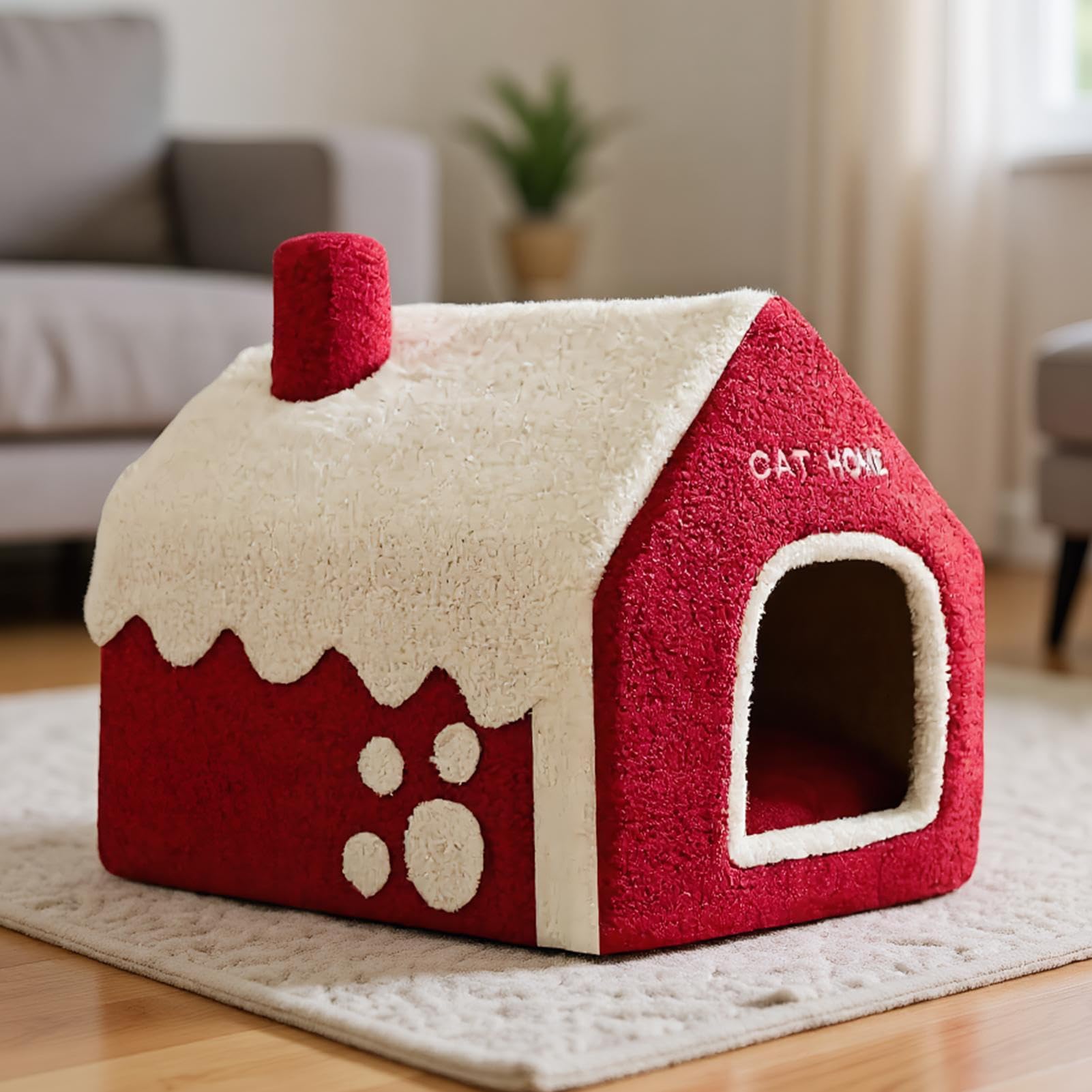 Nichoir pour chat d'intérieur confortable pour apaiser votre félin en appartement