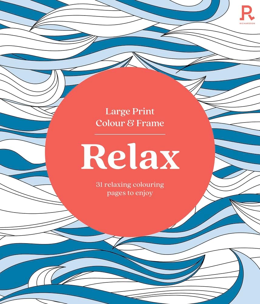 Large Print Colour & Frame - Relax