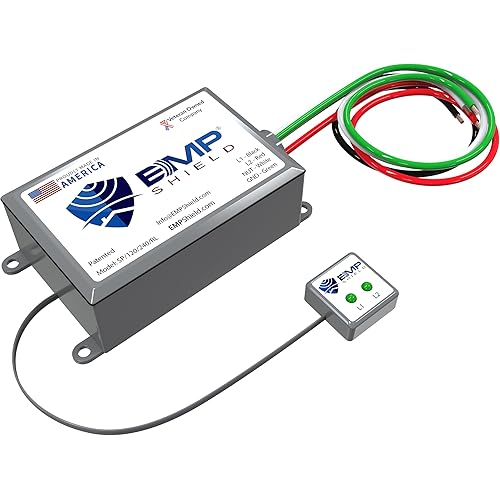 EMP Shield – Home EMP & Lightning Protection + CME Defense for Flush Mounted Breaker Box (SP-120-240-RL/Concealed Model) Lightning, Solar Flare, and Surge Protection