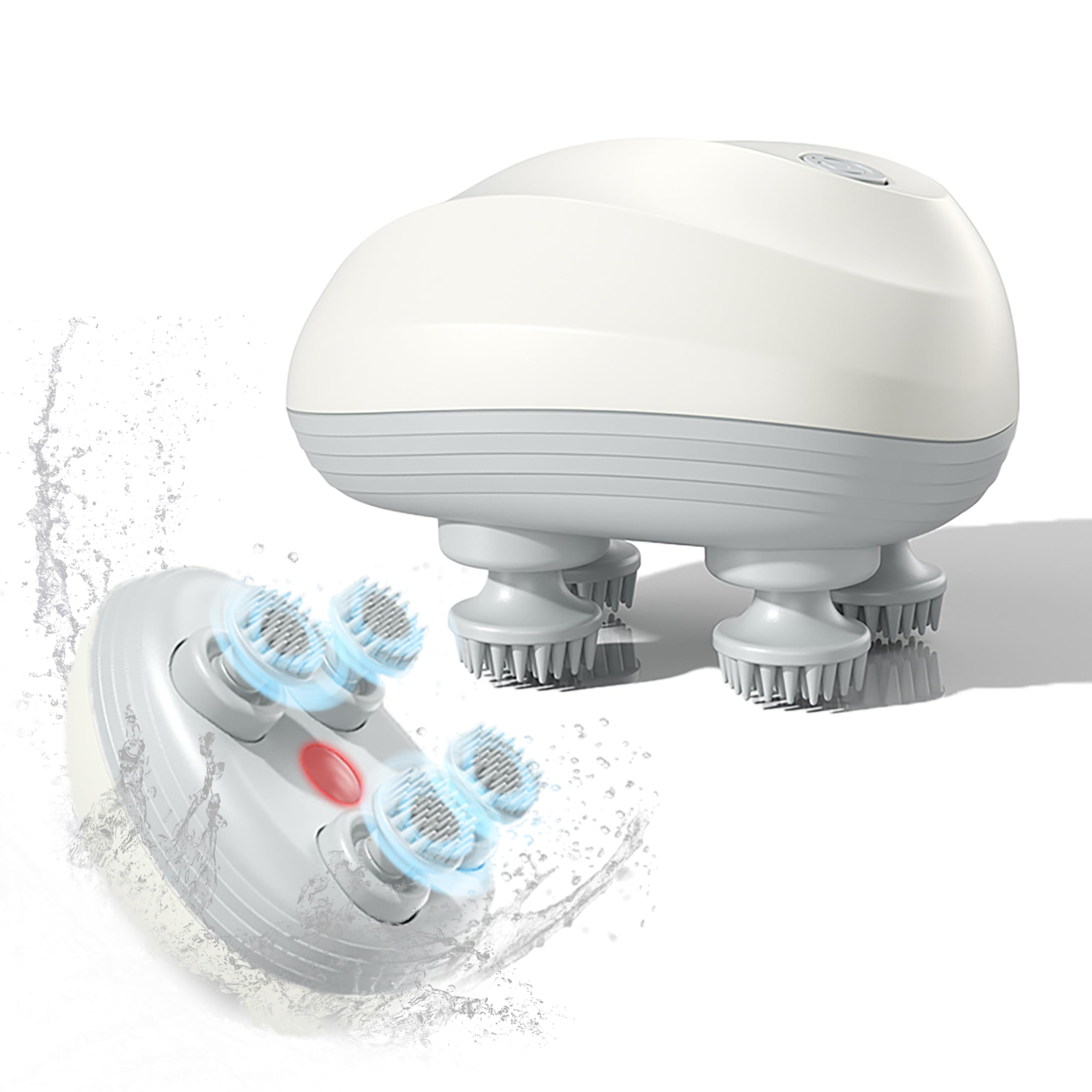 Amazon | 電動頭皮ブラシ ヘッドスパ 頭皮ケア 3D振動 360°回転 頭皮