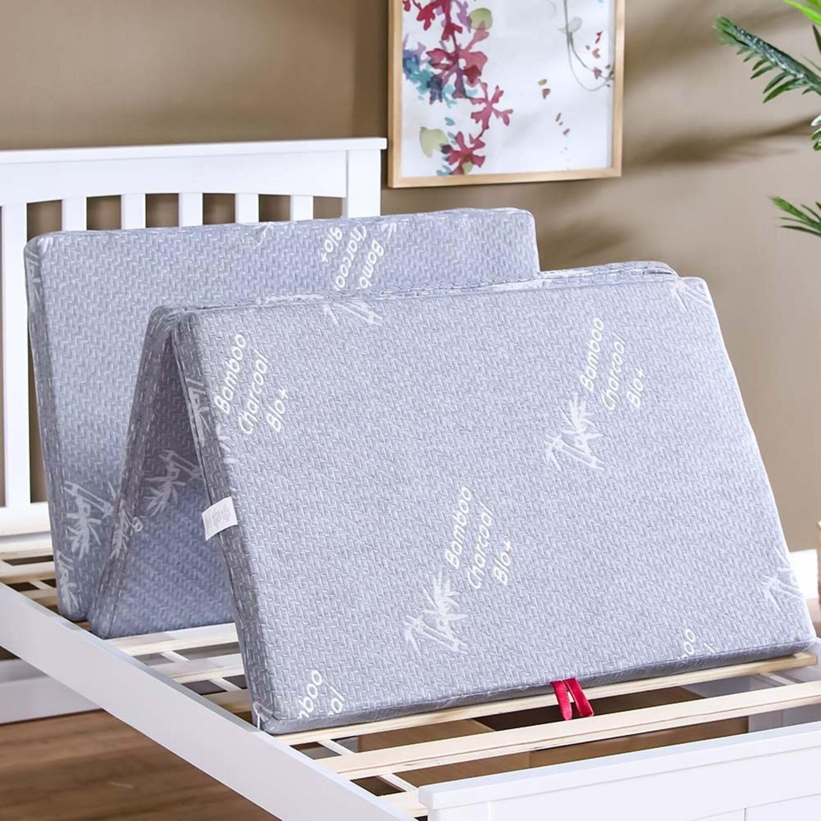 Sponsored Ad – Danube Home Houston Bamboo Foldable Foam Mattress | Medium Firm Feel | Single Mattress | Ortho Medical | Spine Balance For Pressure Relief | L180Xw90Cm | 6Cm Thickness - Grey