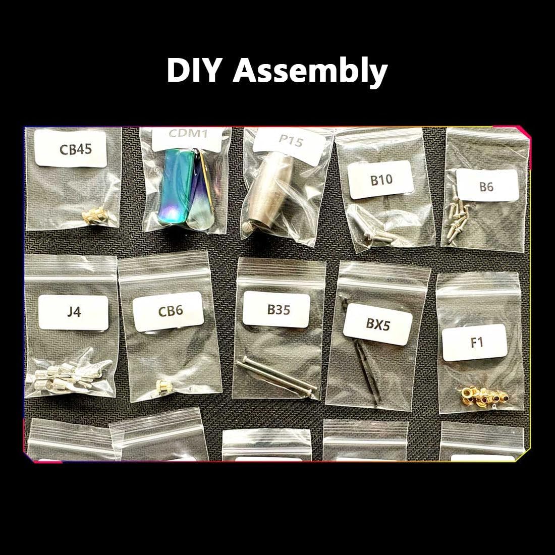 3D Metal Puzzle Model Kit, 180 PCS Mechanical Wasp 3D Jigsaw Puzzle Colorful Stainless Steel DIY Assembly Insect Collection Decoration Ornaments