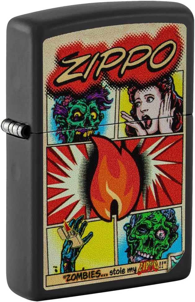 Encendedor Zippo con grabado personalizado diseño zombies miniatura 1