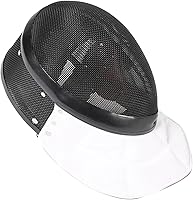 KXJPIZIYB 900N Epee Fencing Mask - Stainless Steel Mesh, Removable Soft Lining, Lightweight Protective Helmet for Competitions (Medium)