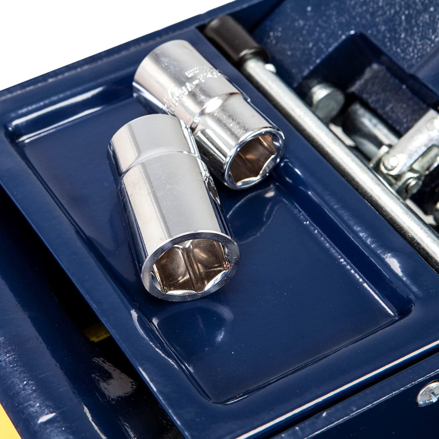 WOLF Hydraulic Low Profile Service/Floor Jack with Dual Piston Quick Lift Pump, 4 Ton (8,000 lb) Capacity, Blue (WFT84007U) : Automotive