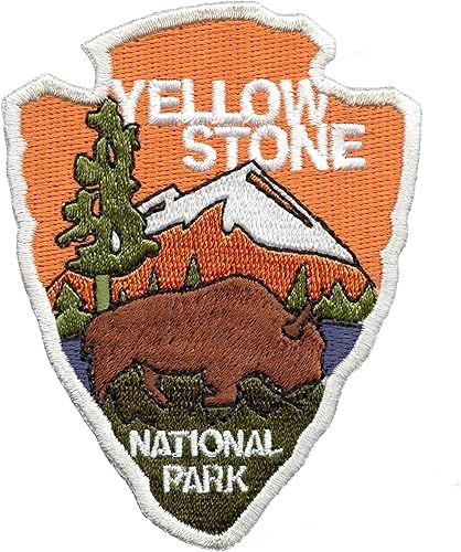Parche de viaje bordado del Parque Nacional Yellowstone