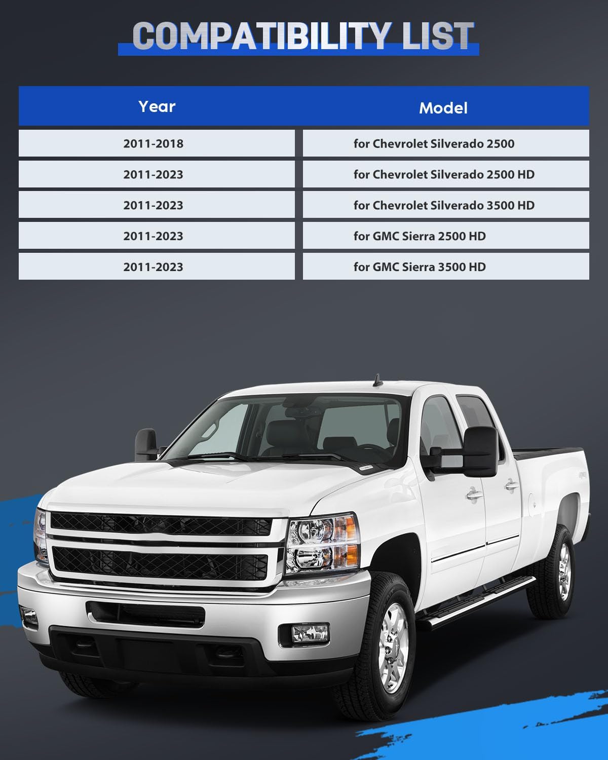 ECCPP 8x180 to 8x180 Wheel Spacers 2inch 8 lug fit for 2011-2023 for Chevrolet 2011-2023 for GMC-2PCS