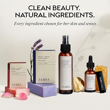 ZAAINA Birthday Spa Gifts for Women - Relaxing Luxury Birthday Spa Kit Package, Self Care Bath and Body Gift Basket for Her Birthday, Birthday Gifts for Women Mom Wife Friend Sister BFF or Co-worker