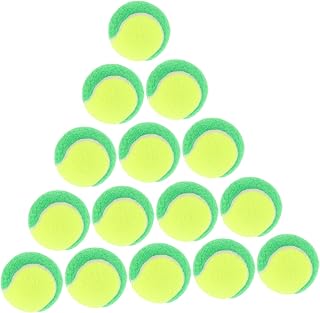 Hemobllo 20 Piezas Accesorios De Entrenamiento De Tenis Mascota Jugando Juguetes para Masticar Mascota De Entrenamiento Interactivas Perro Traer Pelota Caucho Green