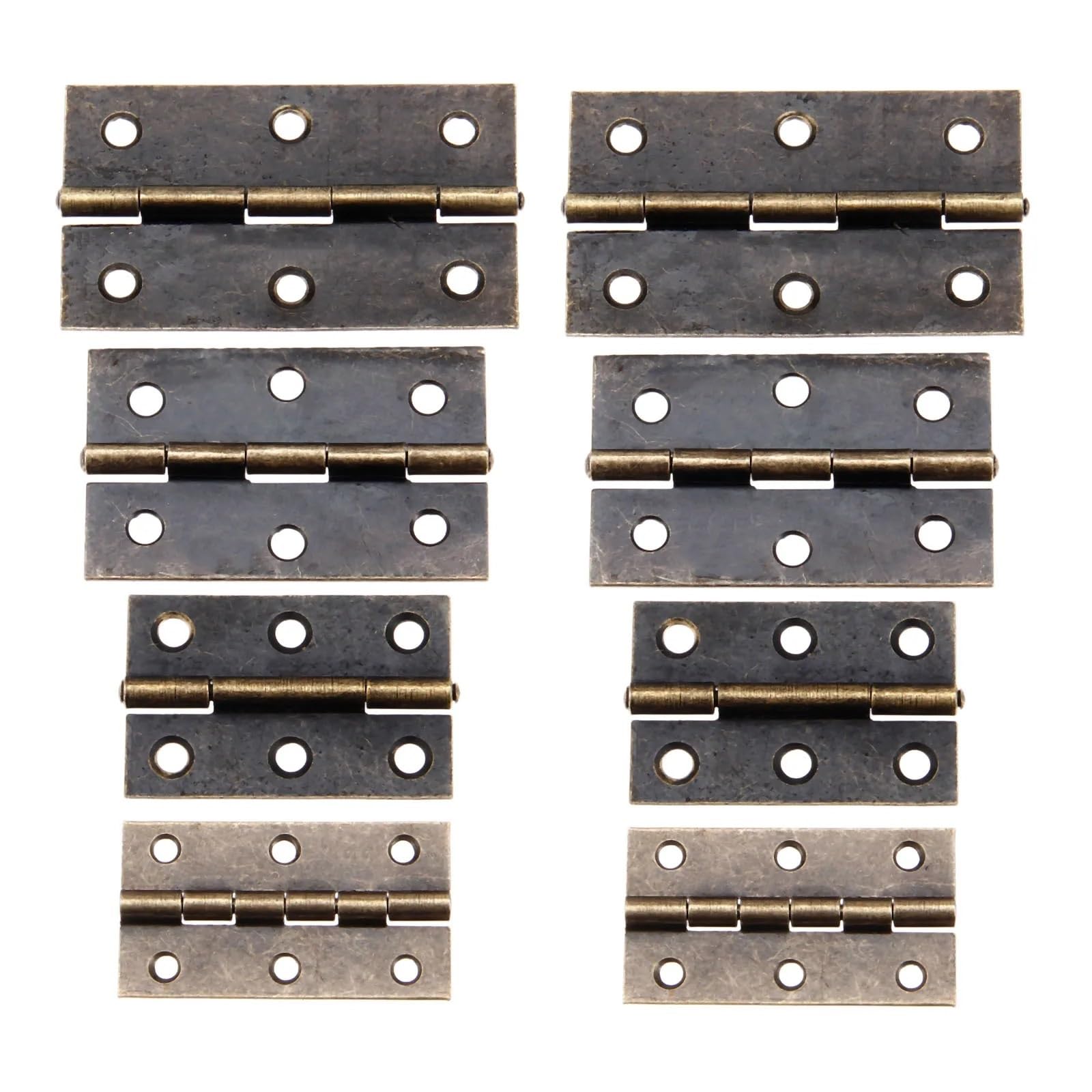 Charnière 6 trous robuste de 50x34mm pour une articulation fluide de porte de meuble en bois