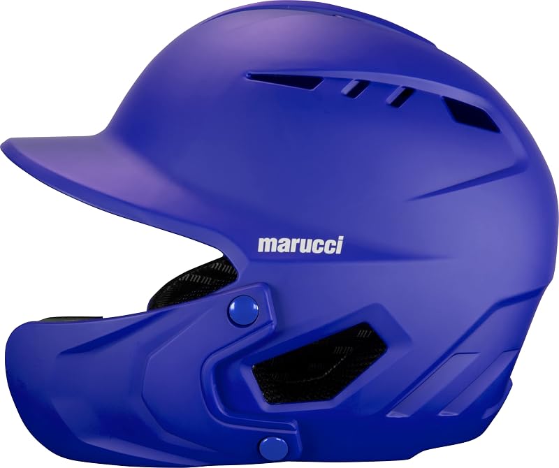 DuraVent Batting Helmet, NOCSAE Verified Baseball Helmet with Reversible Jaw Guard & Ventilation, Youth and Senior Sizes