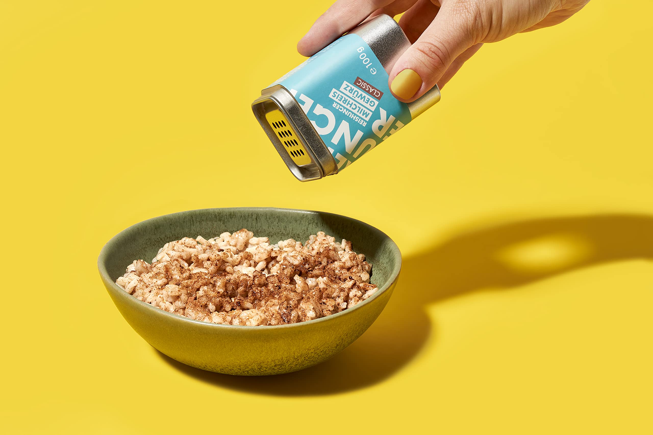 REISHUNGER BIO Gedämpfter Mikrowellen Milch Reis mit Zimt, Tonkabohne & Orangenschale 6x250g - Vegan & Glutenfrei - Fertig in 2 Minuten