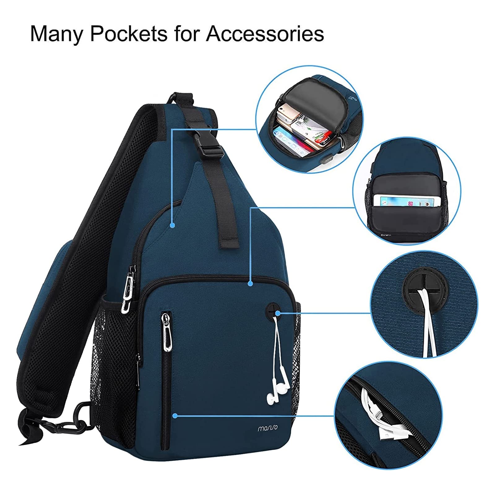 MOSISO Sling Backpack Bag - Image 2