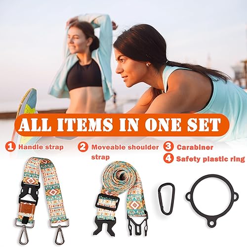 Miniatura 4 de WK IEASON Correa de hombro con asa de botella de agua 2 en 1