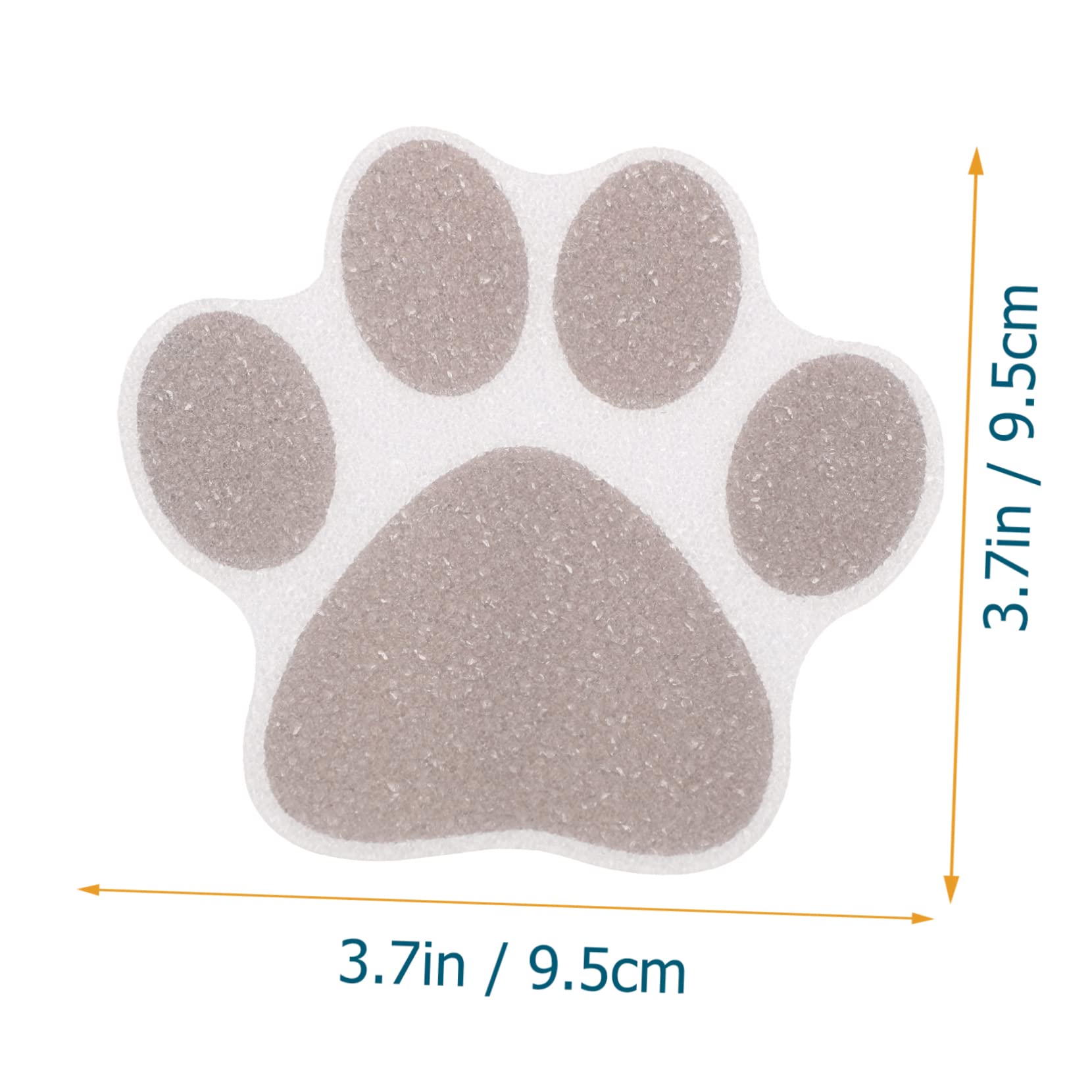 Cabilock 50 Pcs Pegatinas Antideslizantes Huella Cartera Pequeña para Mujer Piso De La Ducha No Adhesivos Agarraderas De Bañera Pegatinas Antideslizantes Pata Mascota Familiar Peva Perder