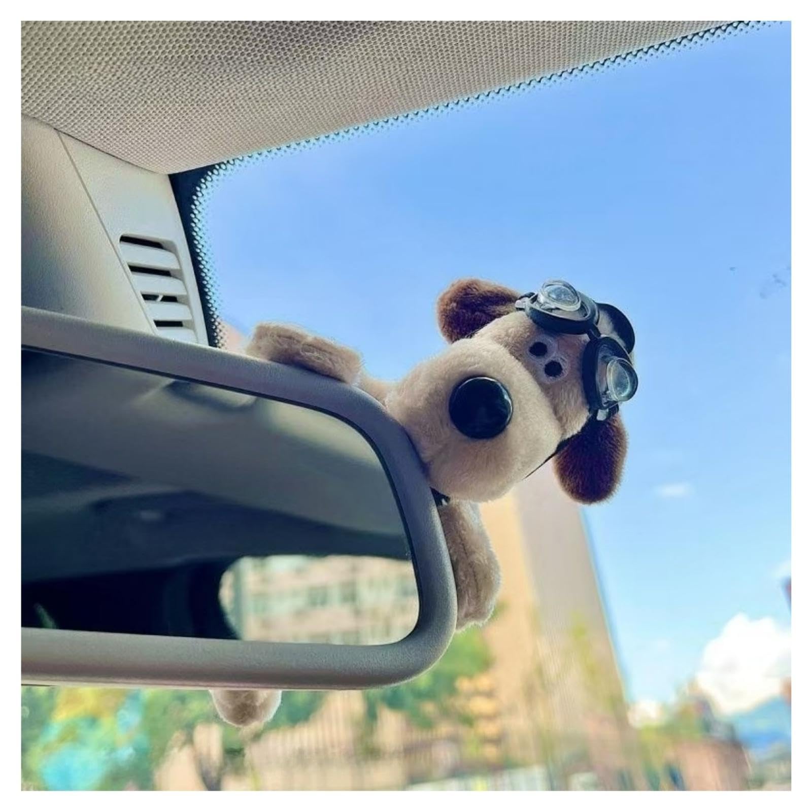 Amazon.co.jp: BFGQFAN おもしろい犬のぬいぐるみ 車載デコレーション