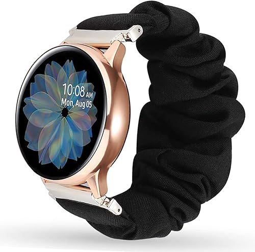 Miimall Correa elástica de 0.78 pulgadas compatible con Samsung Galaxy Watch 654 de 1.575 pulgadas, 1.732 pulgadas, Watch 5 Pro, Watch 64 Classic,
