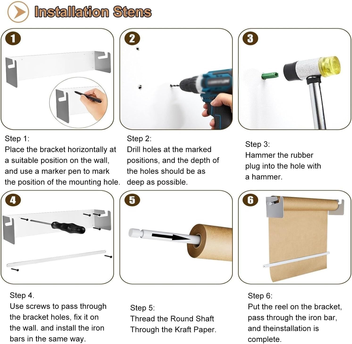 Kitchen Butcher Paper Stand And Cutter