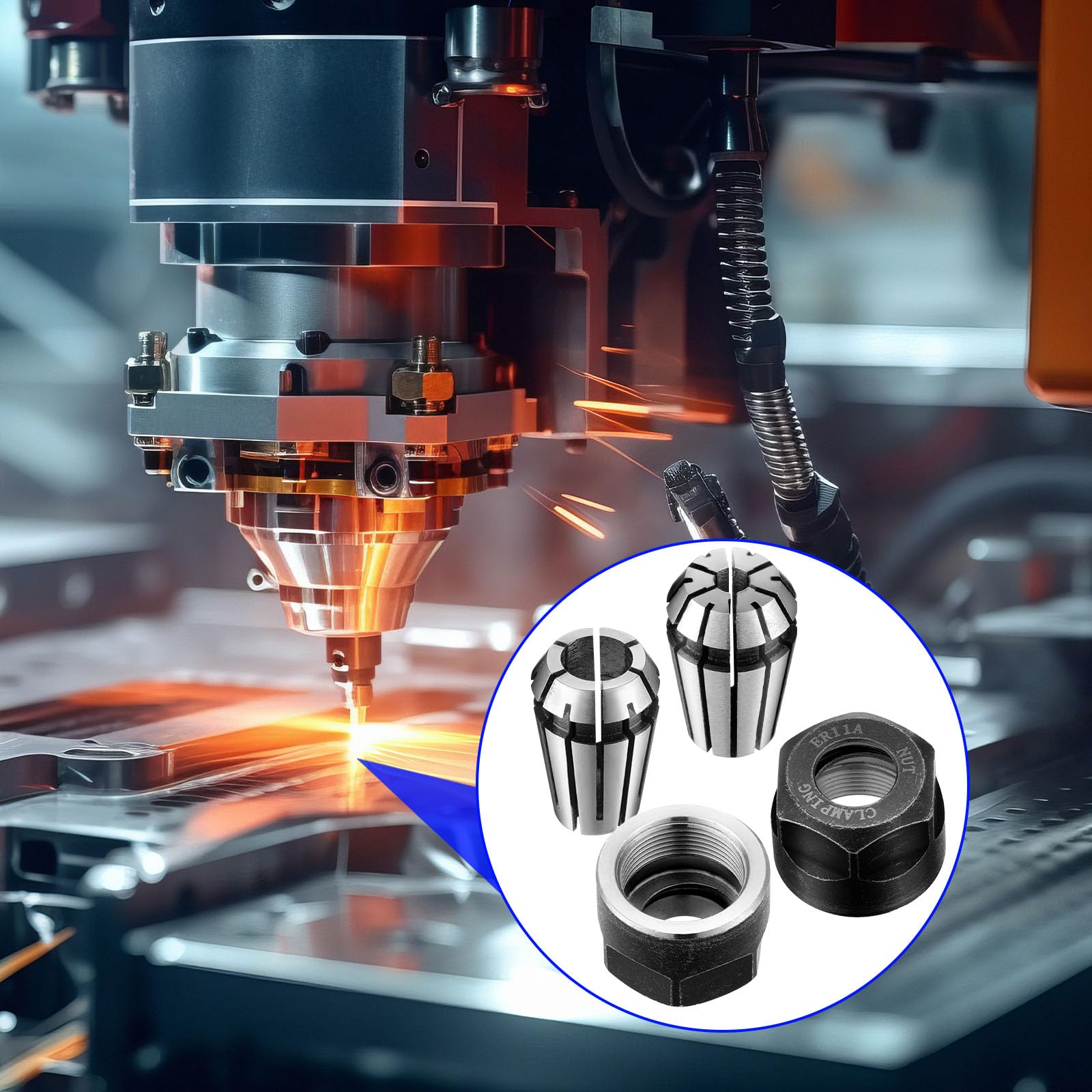 Shimeyao ER11 Collet Set - CNC Milling & Engraving -4 Shimeyao ER11 Collet Set - CNC Milling & Engraving -4