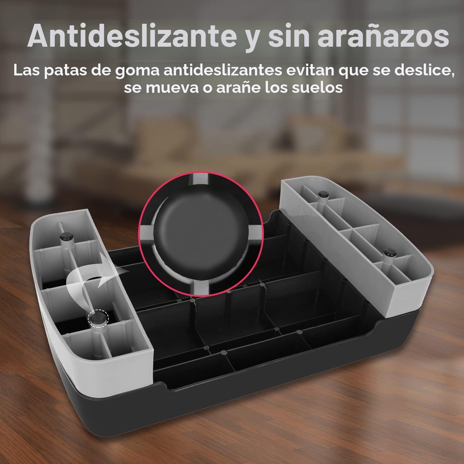 2 niveles de altura ajustable para entrenamiento aeróbico en fitness y ejercicio, plataforma de entrenamiento con 2 elevadores ajustables de 10 cm a 15 cm (gris)