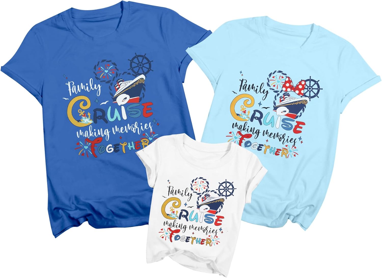 2026 Family Cruise Shirts It's A Family Trip Shirt Making Memories Together Cruise Ship Short Sleeve Tops