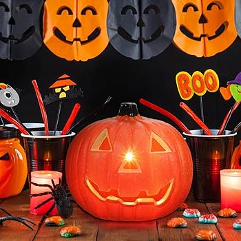 ハロウィン Jack-o'-lantern Abalone DA-11BL Amazon.com : Halloween Orange Pumpkin Lantern - Jack O