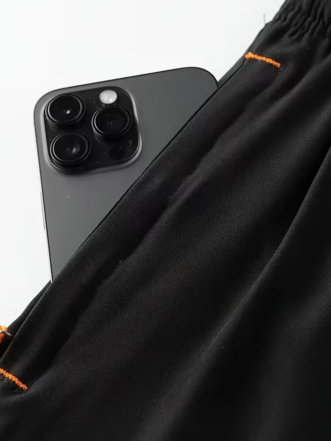 3 Pack Mens 5 Inch Workout Shorts, Quick Dry Running Athletic Shorts with Zipper Pockets & Reflective Strip