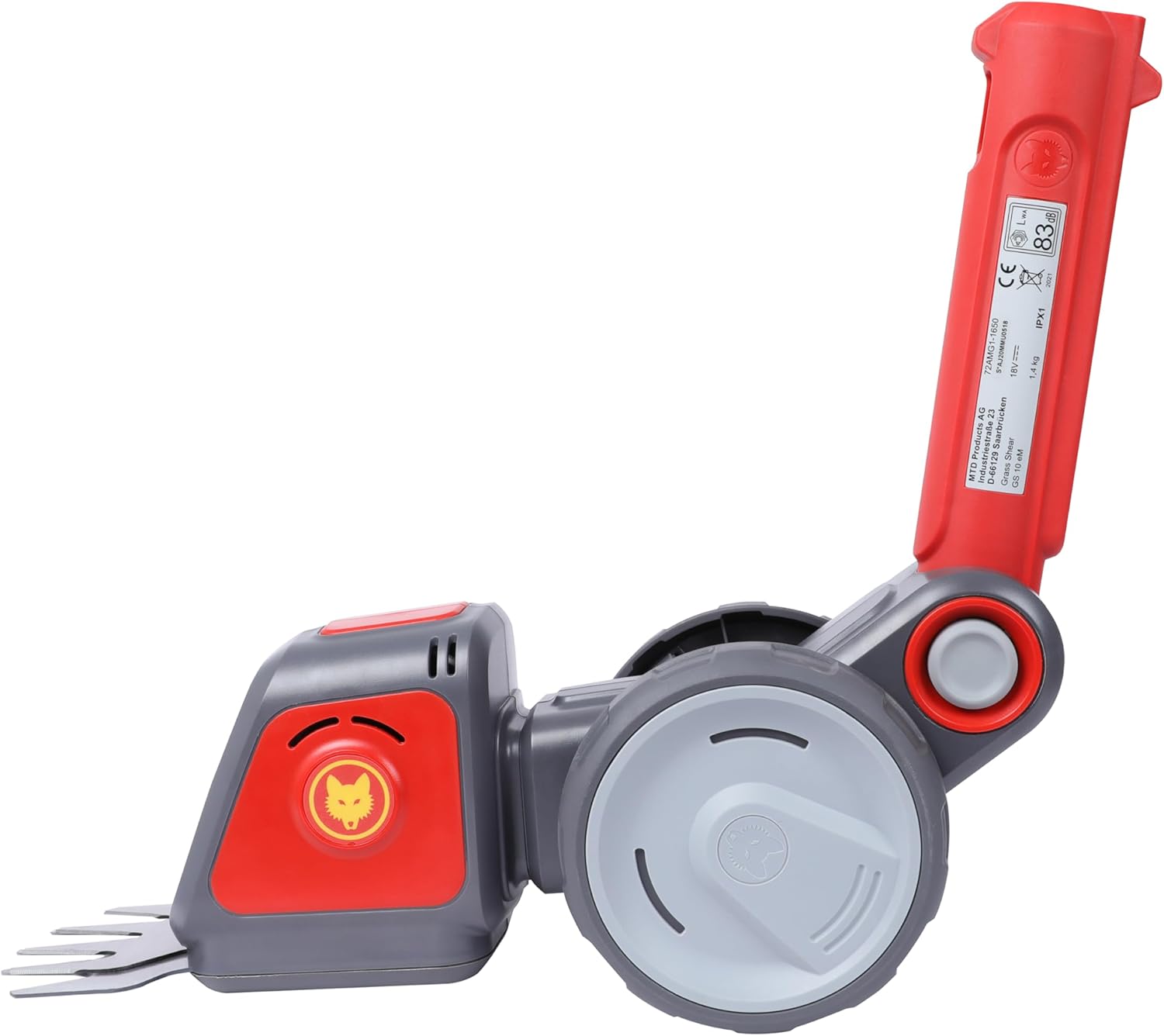 WOLF-Garten E-Multi-Star Grass Shears GS 10 eM, Rotating Blade for Precise Edging, Suitable for Uneven Ground, 72AMG1-1650