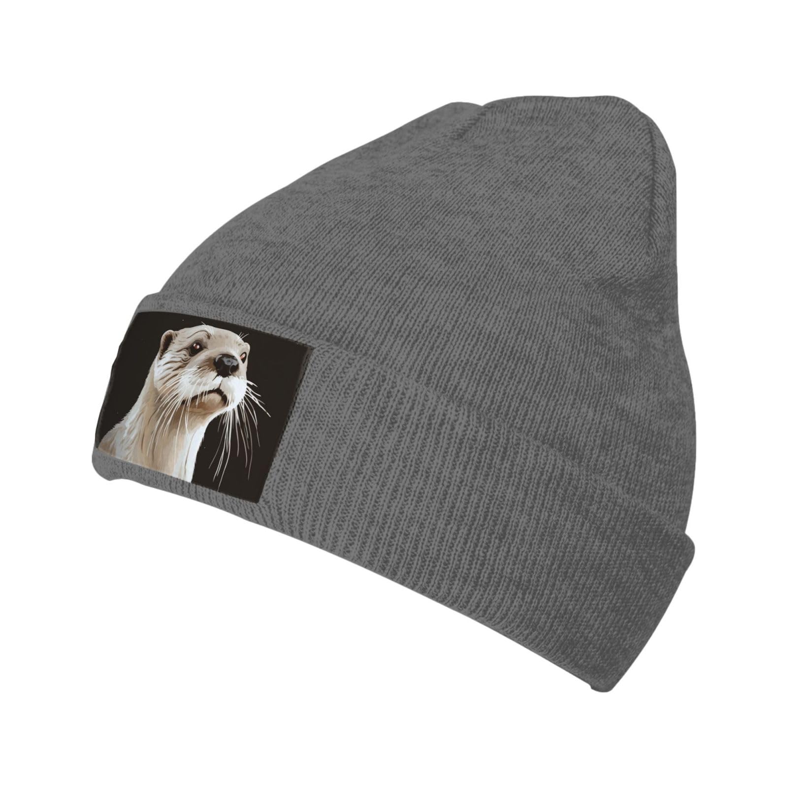 Otter Beanie Hats for Men Women Winter Knit Caps Knitted Cuffed Skull Cap Soft Ski Hat Unisex
