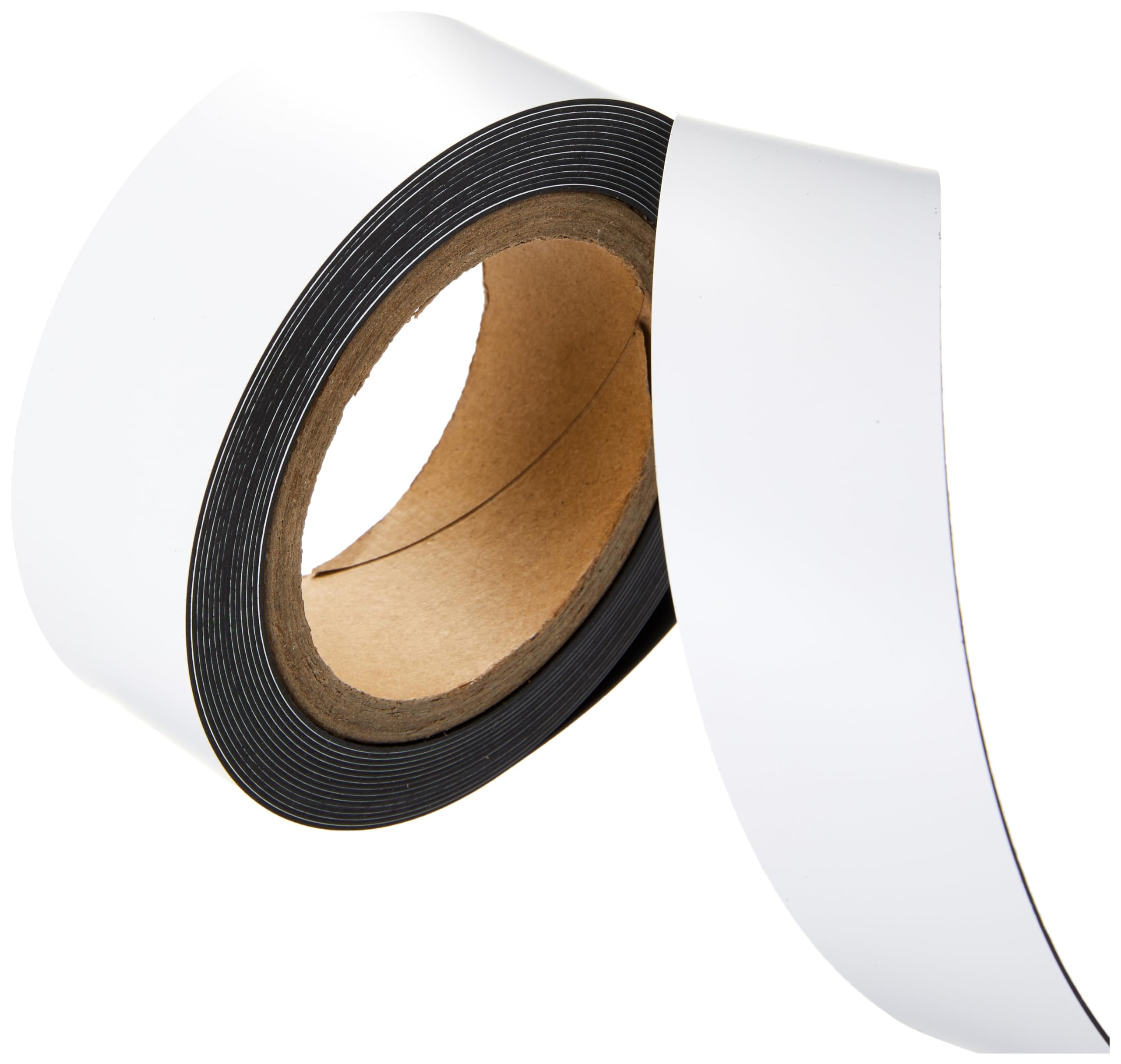 Durable 170902 Cinta de marcar magnética, 5m x 40mm, puede ser cortada a cualquier tamaño, blanca