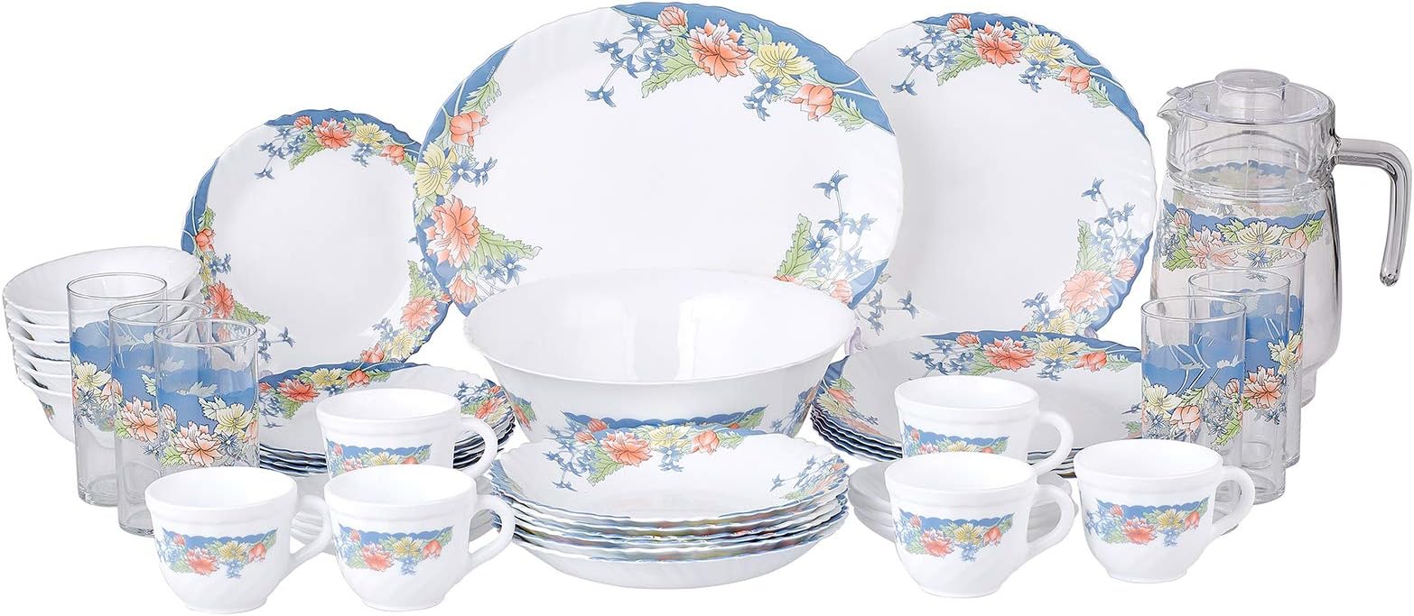Arcopal Dinnerware Sets, White, H 31.8 x W 38.0 x D 30.0 cm, Porcelain