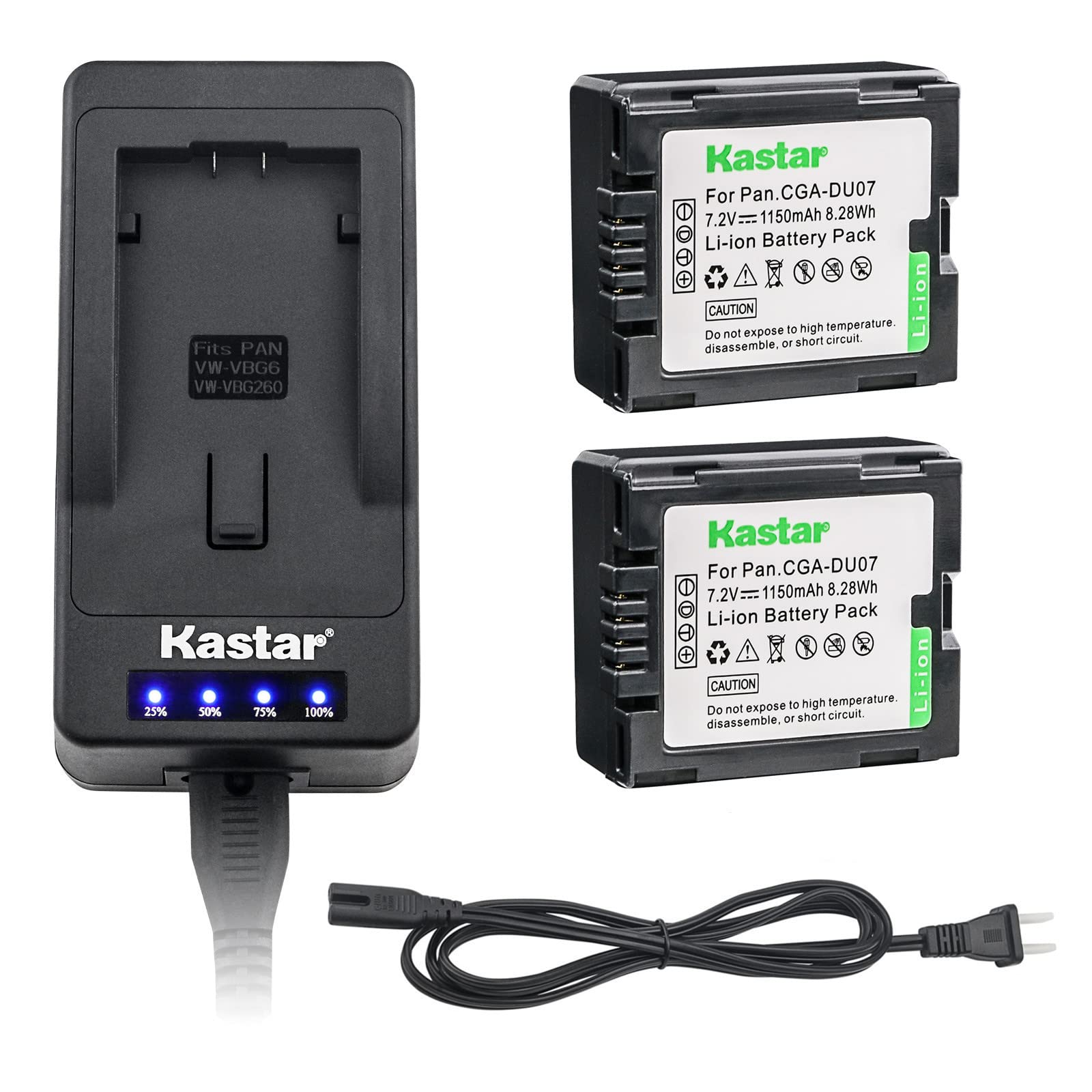 Amazon.com : Kastar LED Super Fast Charger & Camcorder Battery X2