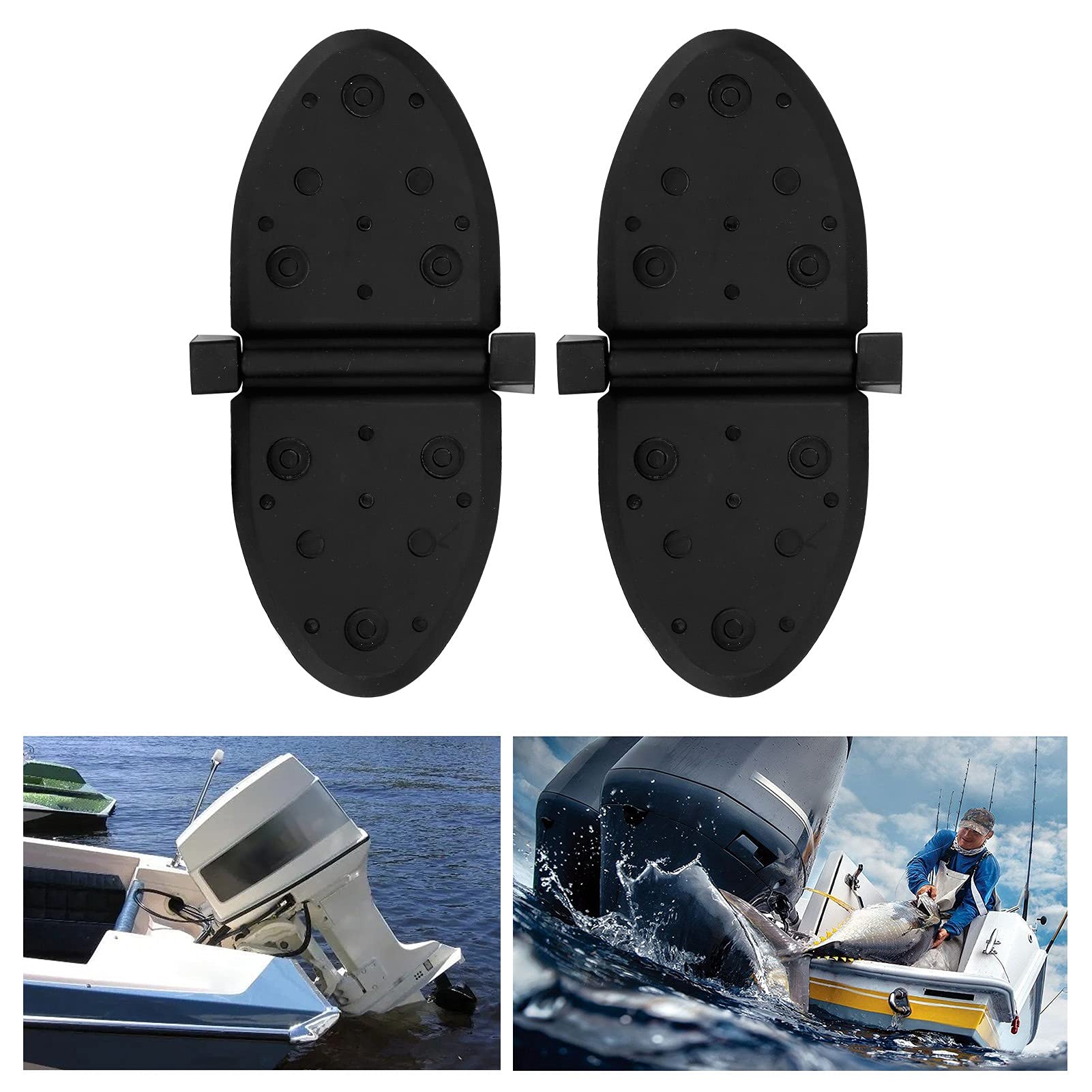 Obturador de agua, aleta de escape Mercruiser Obturador de agua de alta dureza con ojales para Mercruiser 807166A1