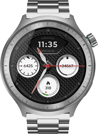 Moto Watch Premium Silver+Herbal Garden
